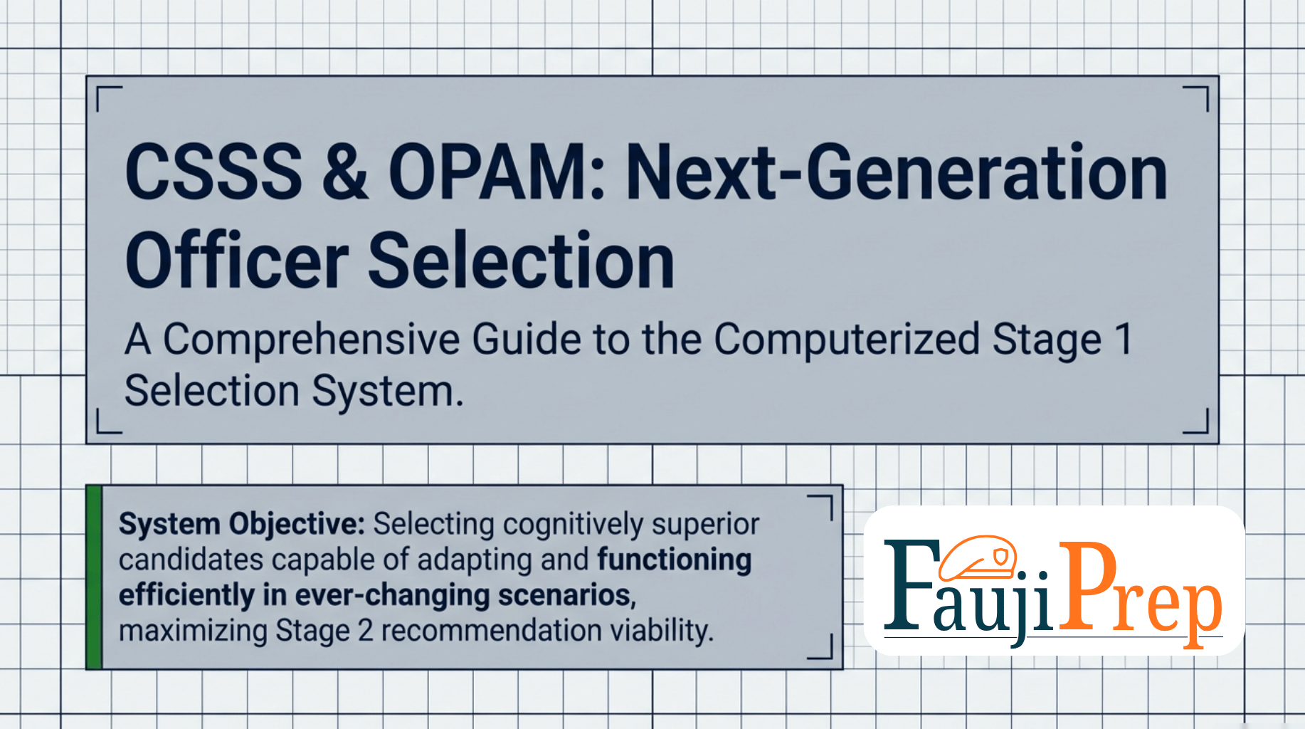 CSSS and OPAM blueprint slide 1